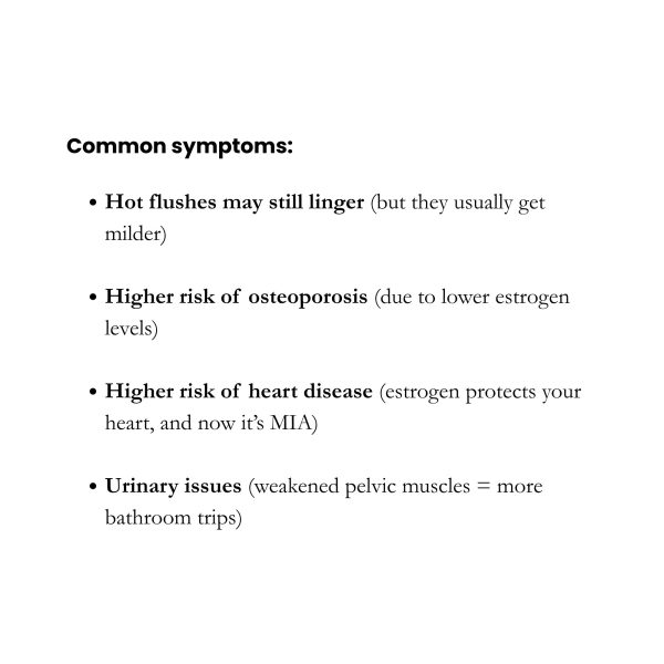 Stage 3: Postmenopause